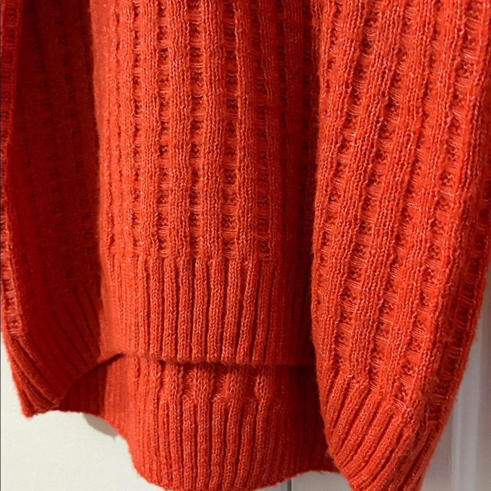 SO Vibrant Orange Knit Sweater - Picture 5 of 9